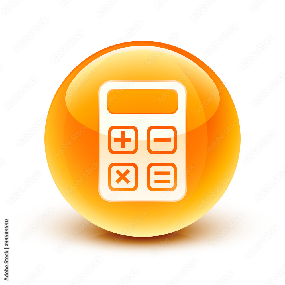 icône calculatrice finance / calculator icon icône calculatrice finance / calculator icon