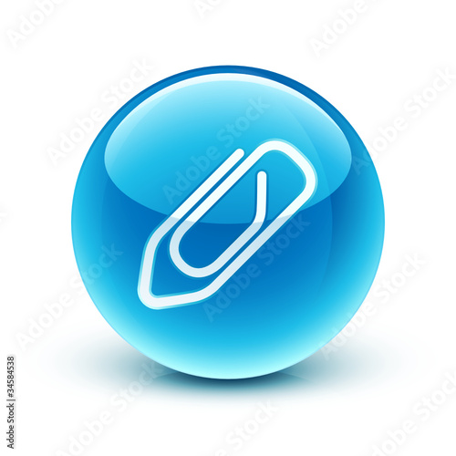 icône trombone/ paper clip icon