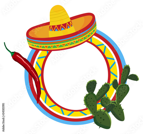 Frames with Mexican Symbols
