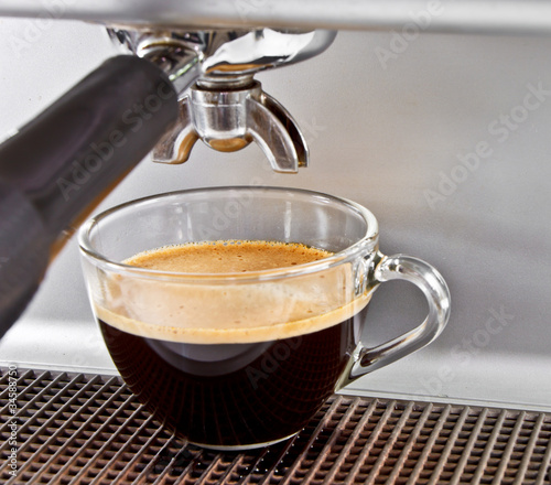 Espresso from coffee maker