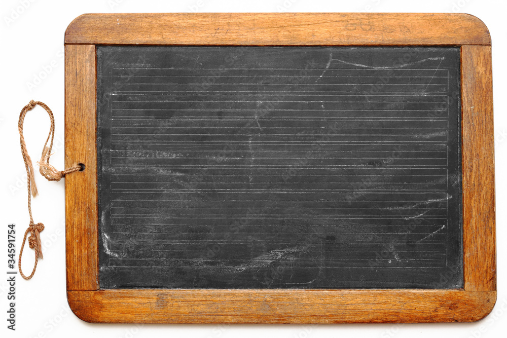 Alte Schiefertafel aus der Schule Alte Schiefertafel aus der Schule