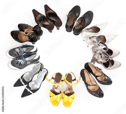 stylish women's shoes are round