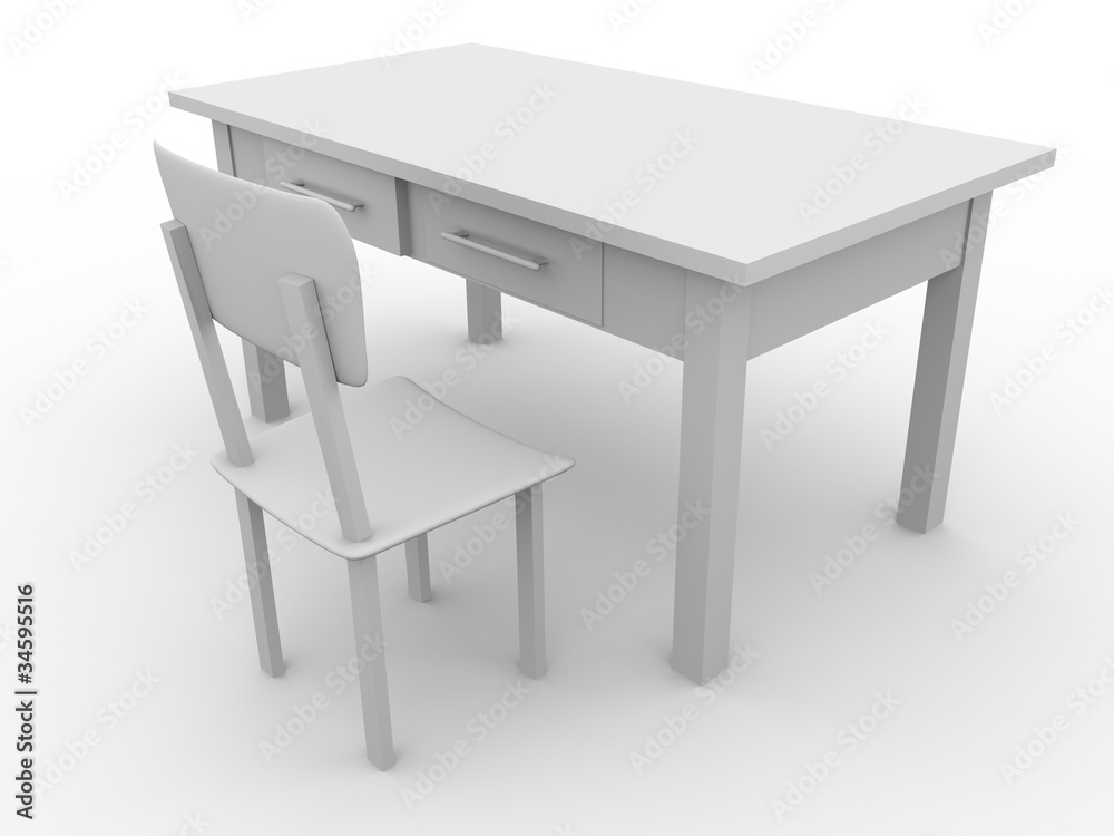 Chair and table Chair and table