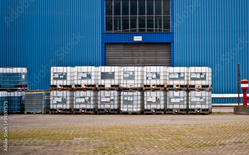Container in a factory photo