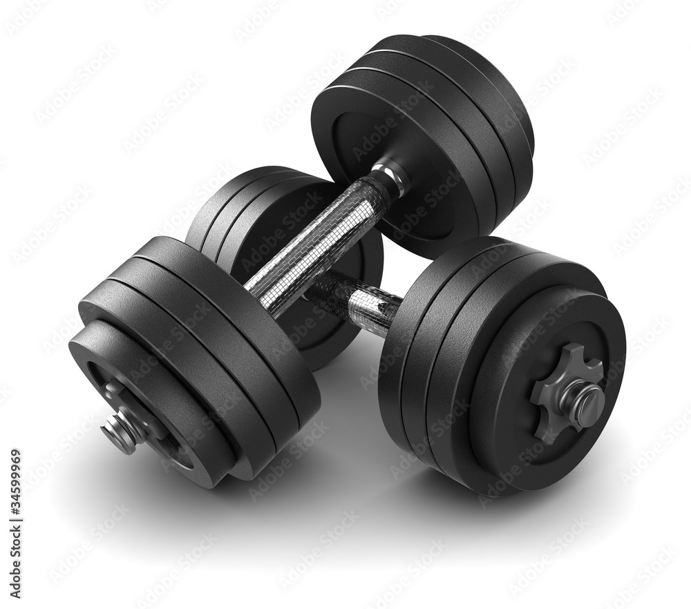 Naklejka premium dumbbells