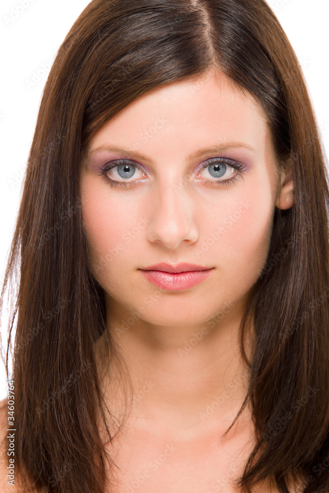 Beautiful model smiling portrait Beautiful model smiling portrait