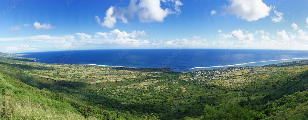 Côte ouest de La Réunion.