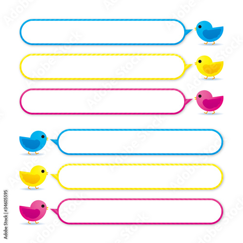 小鳥の吹き出し