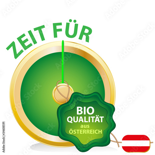 uhr - zeit für bio qualität aus österreich