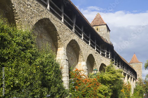 Wehrgang in Rothenburg ob der Tauber