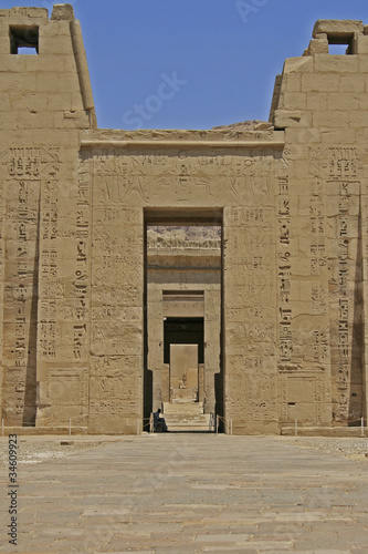 Medinat Habu Temple Entrance photo