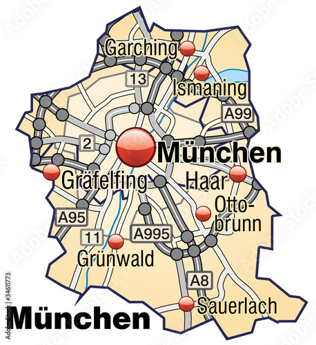 Landkreis  München Variante3