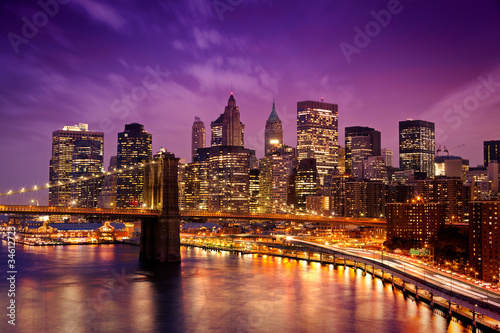 New York Manhattan Pont de Brooklyn © Beboy