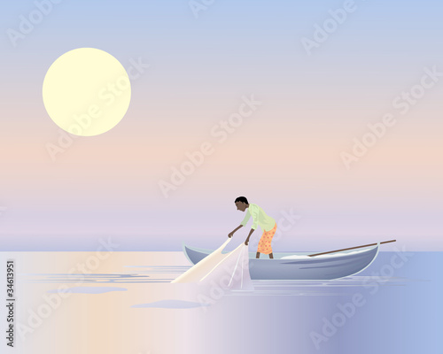 asian fisherman