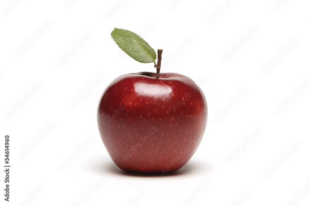 Red apple, isolated on white background Red apple, isolated on white background