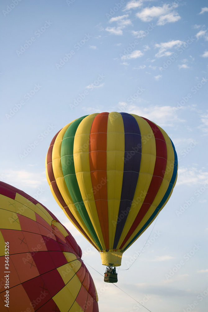 Naklejka premium Colorful Hot Air Balloons