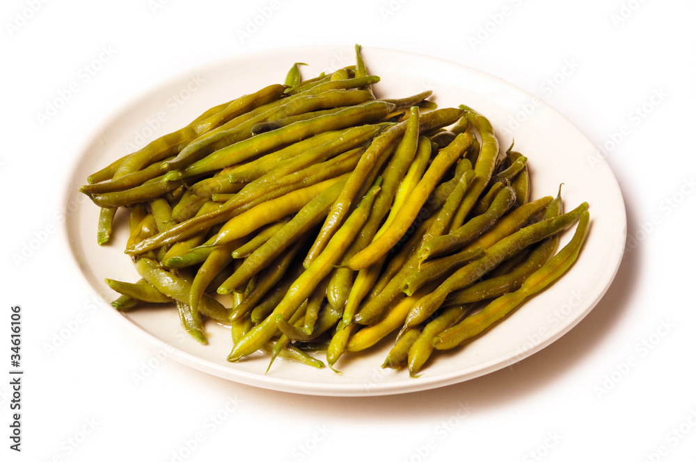 asparagus bean in the plate