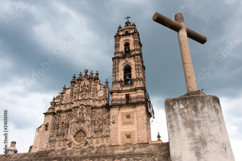 Cathedral, Tepotzotlan, Mexico. photo