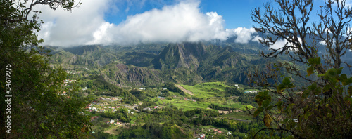 Panorama sur le Cirque de Salazie - Ile de La Réunion