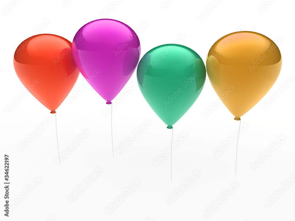 3d ballon colorful 3d ballon colorful