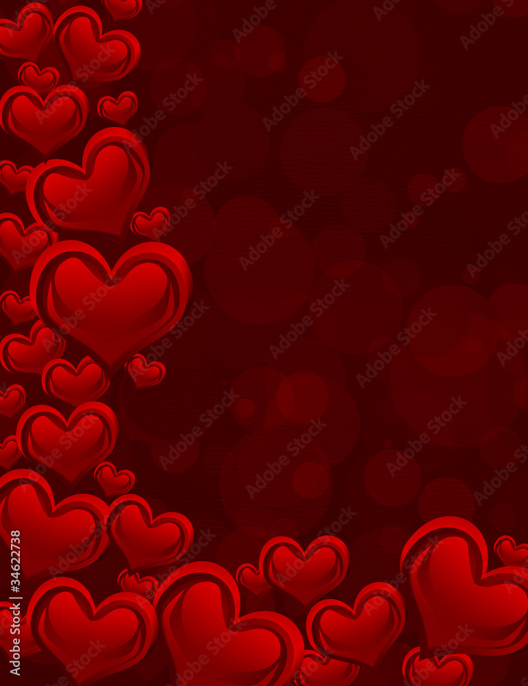 Red Heart Background Red Heart Background