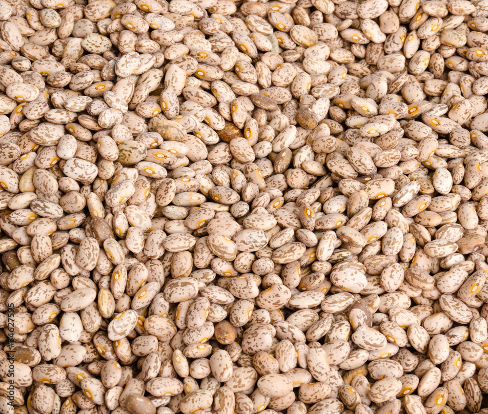 Dried beans on display Dried beans on display