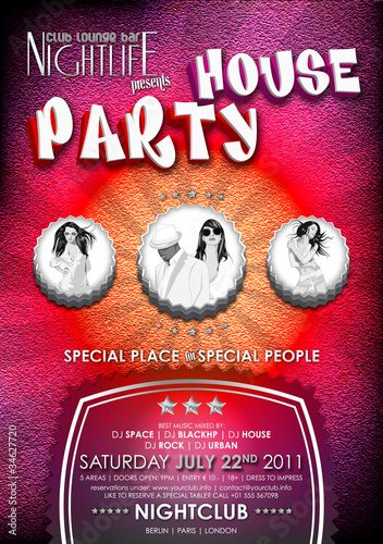 House Party Flyer