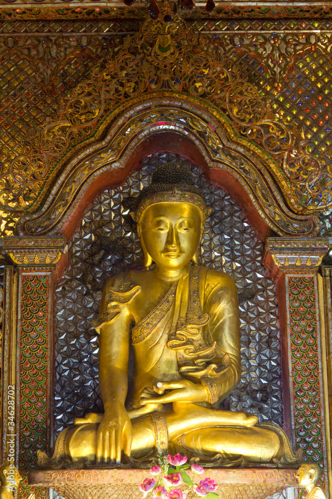 Buddha in the temple Buddha in the temple