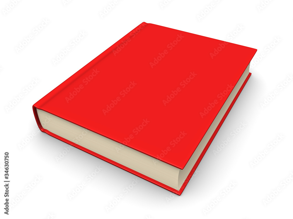 Book with a red cover Book with a red cover