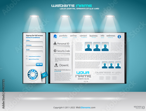 Original Style shopfront showroom website template