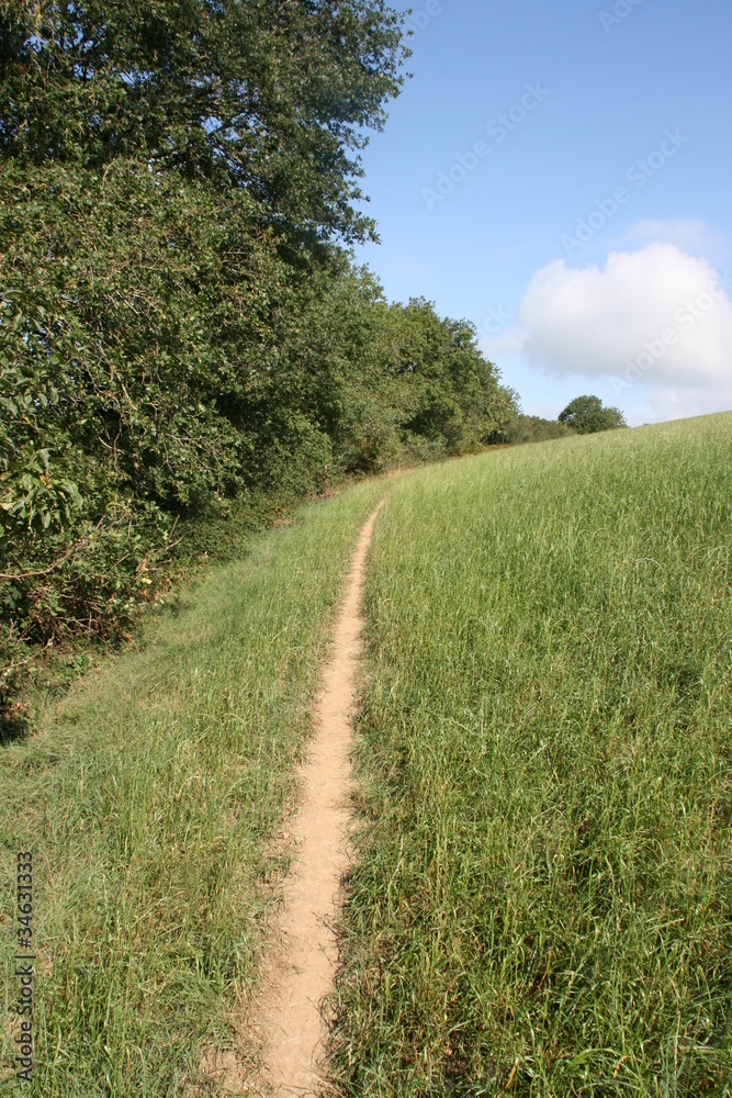 Campagne française, aveyron, france, europe