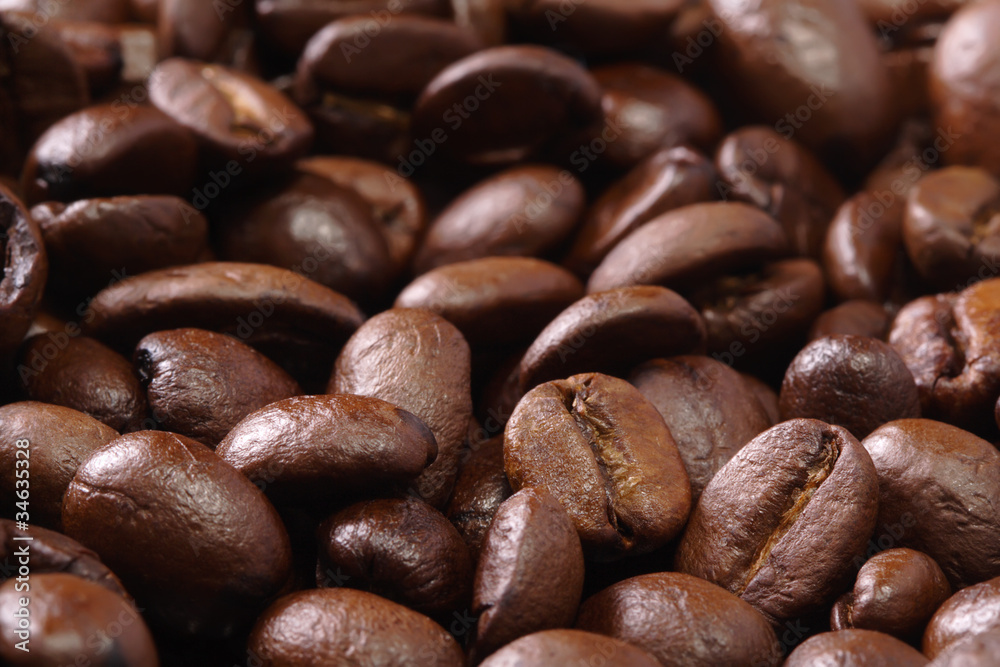 Fototapeta premium coffee bean heap