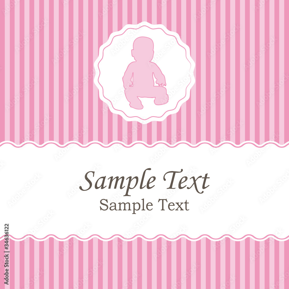 Birth announcements. Baby girl. Birth announcements. Baby girl.