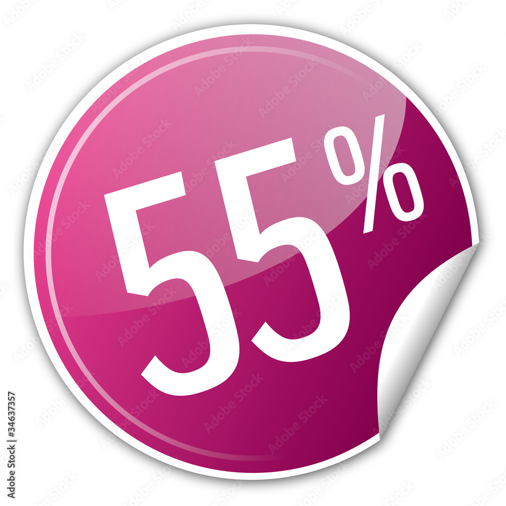 Button Rabatt - 55% prozent sparen reduziert rosa lila Button Rabatt - 55% prozent sparen reduziert rosa lila
