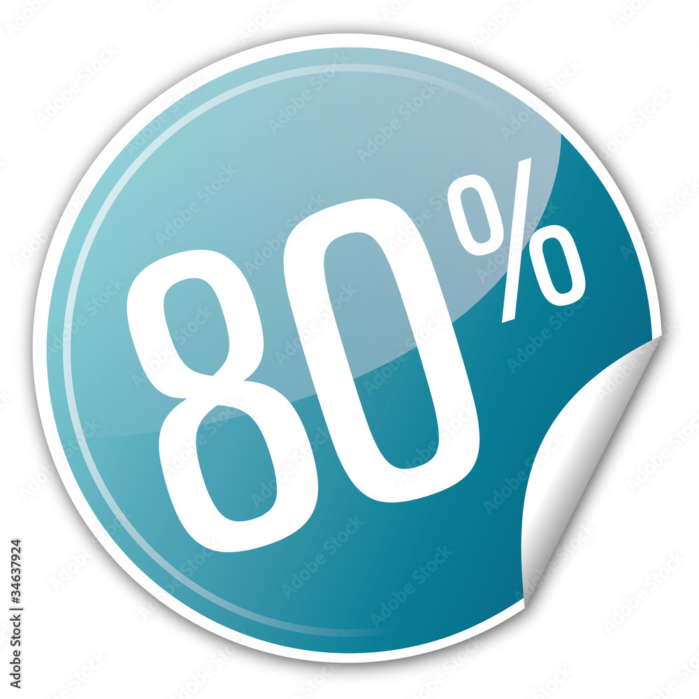 Button Rabatt - bis 80% prozent sparen reduziert blau Button Rabatt - bis 80% prozent sparen reduziert blau