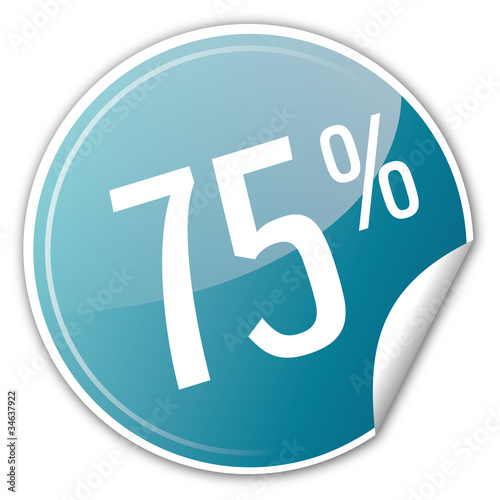 Button Rabatt - bis 75% prozent sparen reduziert blau