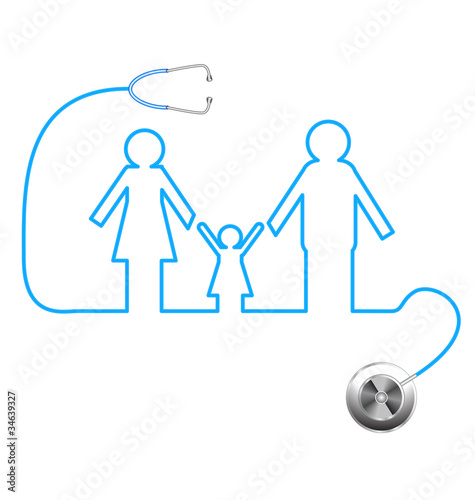stethoscope and family