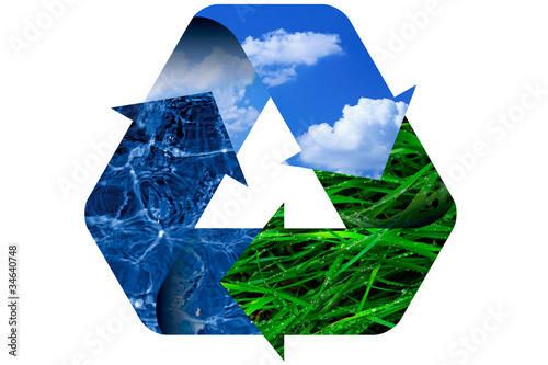 Recycling Logo illustrated