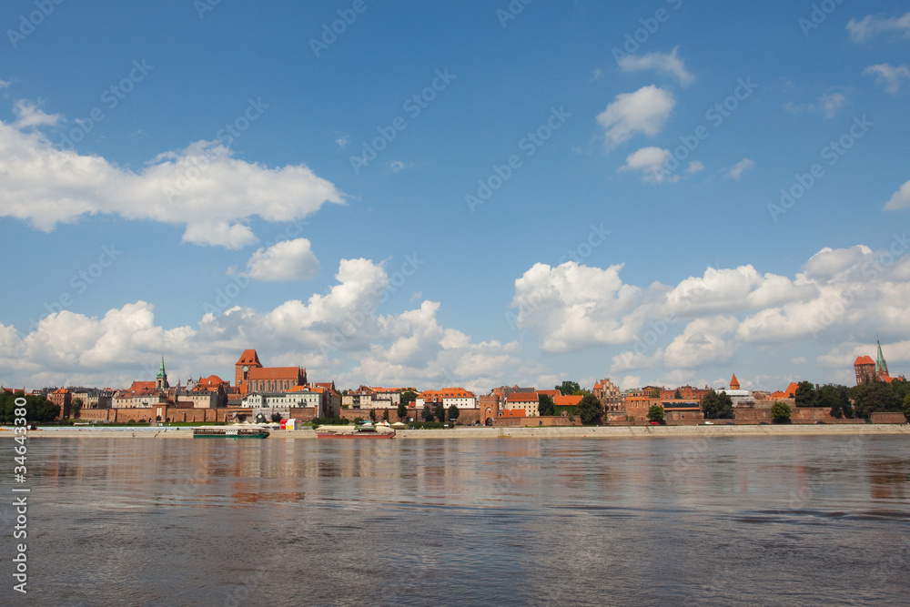 Panorama of Torun, Poland