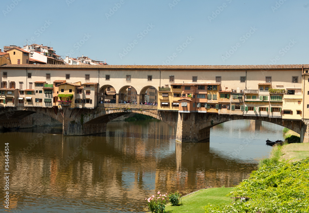 Bridge on Arno River in Florence, Italy