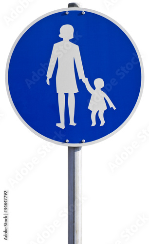 sign for  sidewalk photo