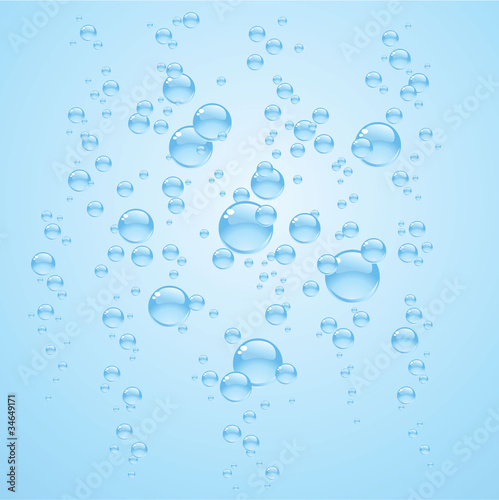 under water
