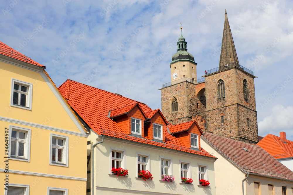 Fototapeta premium Jüterbog mit Nikolaikirche