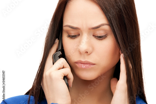 businesswoman with cell phone
