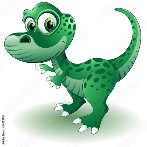 Dinosauro Cucciolo-Baby Dinosaur-Vector © BluedarkArt