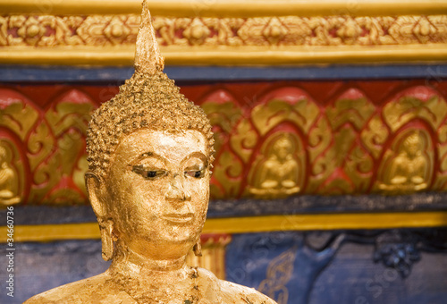 Golden Buddha, Wat Chaiya Temple, George Town, Penang, Malaysia photo