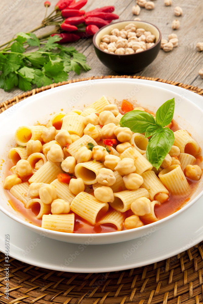 minestra di pasta e ceci minestra di pasta e ceci
