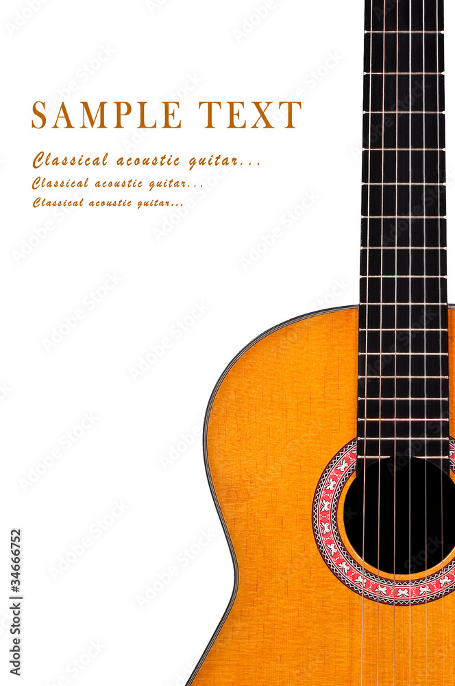 Fototapeta premium Acoustic guitar