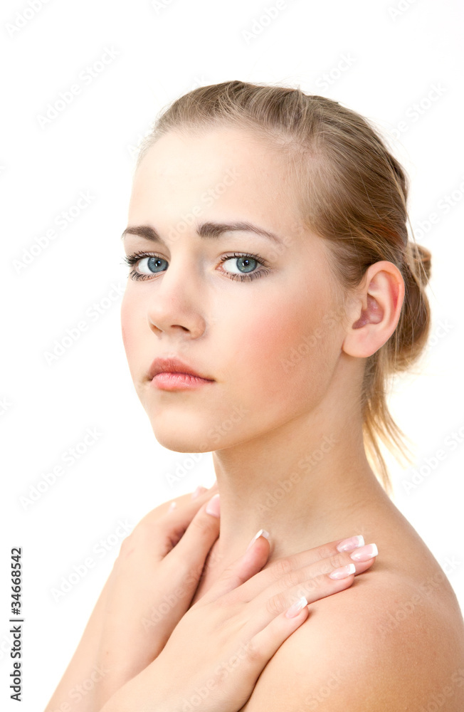 Beauty face of the young beautiful woman Beauty face of the young beautiful woman