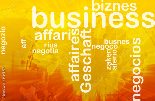Business background concept photo